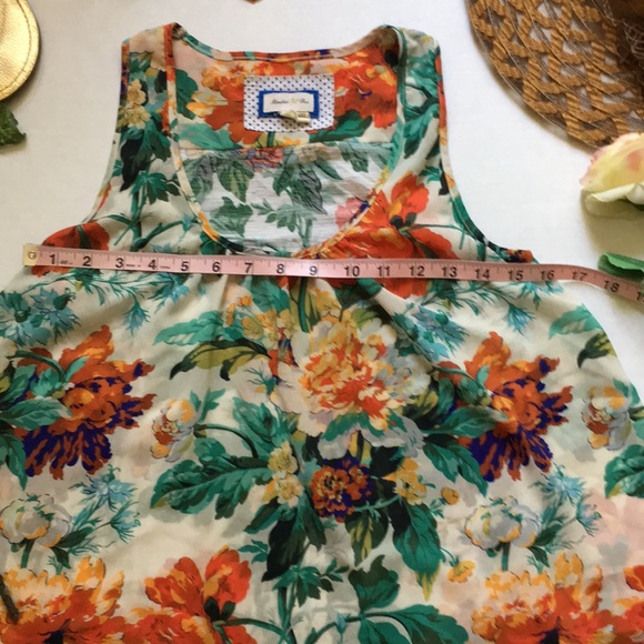 Meadow Rue Floral Anthropologie Top - Picture 5 of 8